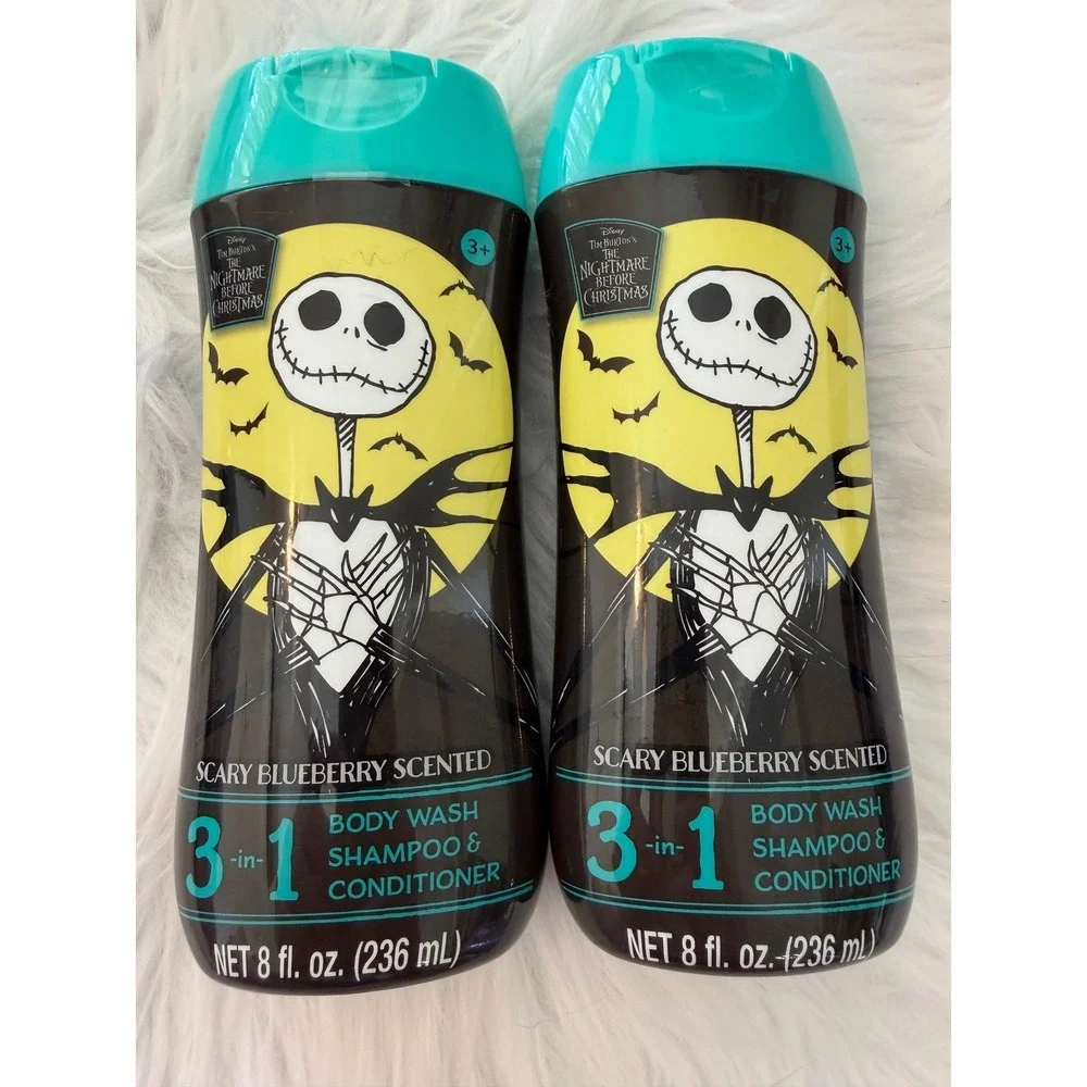 Disney Nightmare Before Christmas Jack Skellington 3-in-1 Body Wash 8oz 2-Pack